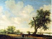 RUYSDAEL, Salomon van, Landscape (detail) f